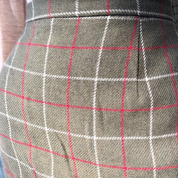 Olive Green Fringe skirt - Picture 2 of 3